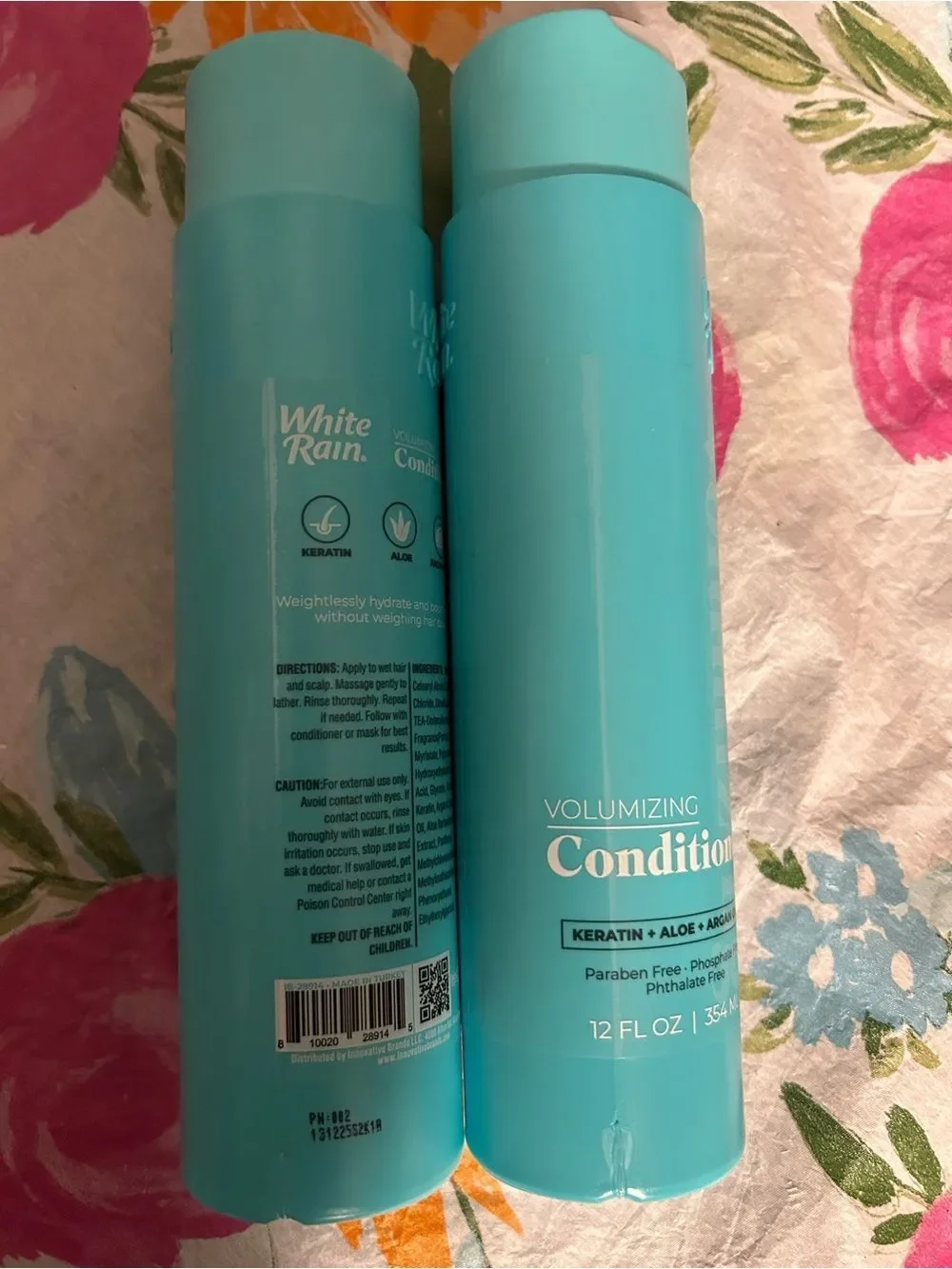 White Rain Volumizing Conditioner Keratin+Aloe +ARGAN Oils 12FLOZ💥